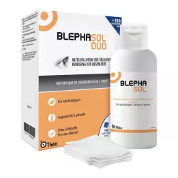 BLEPHASOL Duo 100 ml lotion+100 rengöringspads, 1 p