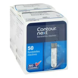 CONTOUR Next Sensors teststickor, 100 st