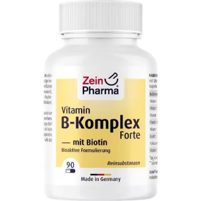 VITAMIN B KOMPLEX+Biotin Forte kapslar, 90 st