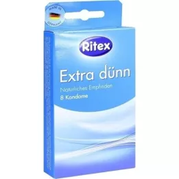 RITEX extra tunna kondomer, 8 st