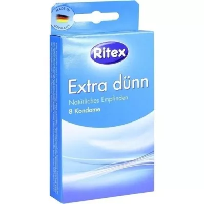 RITEX extra tunna kondomer, 8 st