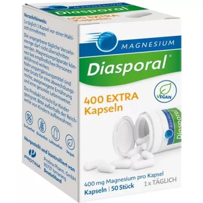 MAGNESIUM DIASPORAL 400 Extra Kapslar, 50 Kapslar