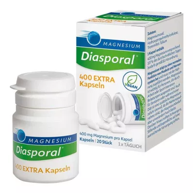Magnesium Diasporal 400 Extra Kapslar, 20 st Magnesium Diasporal 400 Extra Kapslar, 20 st