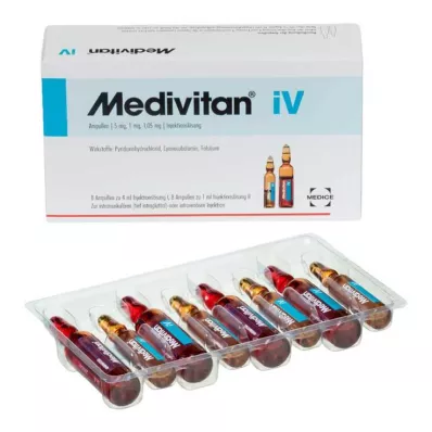 MEDIVITAN iV injektionsvätska, lösning i amp. par, 8 st MEDIVITAN iV injektionsvätska, lösning i amp. par, 8 st