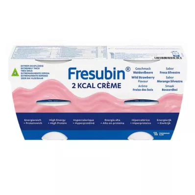 Fresubin 2 kcal grädde vildsmultron |Pudding &amp; byggmat (4x125 g)