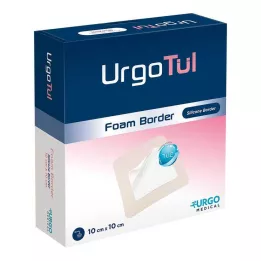Urgotül Foam Border 10x10 cm bandage, 20 st