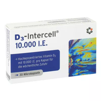 D3-Intercell 10000 IE kapslar, 30 st D3-Intercell 10000 IE kapslar, 30 st