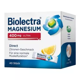 BIOLECTRA Magnesium 400 mg ultra Direct Lemon, 40 st