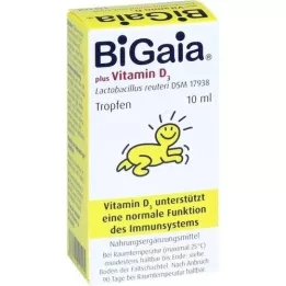 BIGAIA plus vitamin D3 droppar, 10 ml