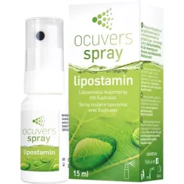 OCUVERS spray lipostamin ögonspray med euphrasia, 15 ml