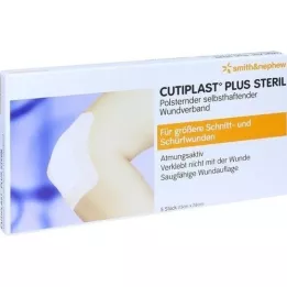 CUTIPLAST Plus sterilt förband 7,8x15 cm, 5 st