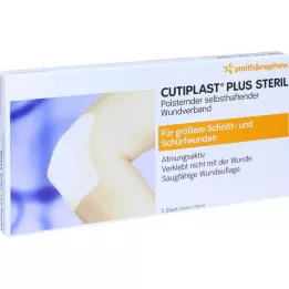 CUTIPLAST Plus sterilt förband 7,8x15 cm, 5 st