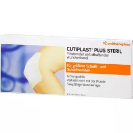 CUTIPLAST Plus sterilt förband 10x24,8 cm, 5 st