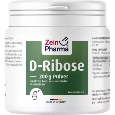 D-RIBOSE Pulver från fermentering, 200 g