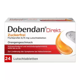 DOBENDAN Direkt sockerfri Flurbiprofen 8,75 mg Lut, 24 st