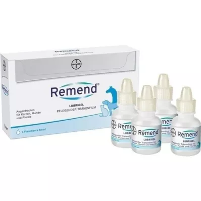 REMEND Lubrigel för hund/katt/häst, 4 x 10 ml