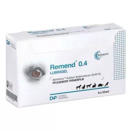 REMEND Lubrigel för hund/katt/häst, 4 x 10 ml