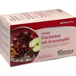 SIDROGA Wellness Fruktte med granatäpple Filterpåse, 20X2,0 g