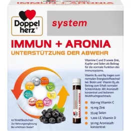 DOPPELHERZ Ampuller för Immun+Aronia-systemet, 10 st