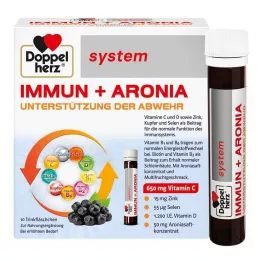 DOPPELHERZ Ampuller för Immun+Aronia-systemet, 10 st