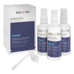 Minoxidil BIO-H-TIN-Pharma 50 mg/ml spray för män, 3X60 ml