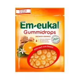 EM-EUKAL Ingefära apelsin socker gummidroppar, 90 g