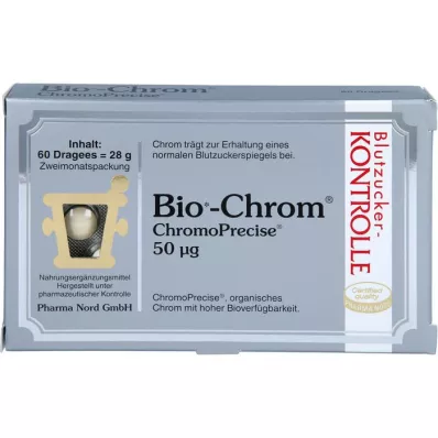 BIO-CHROM ChromoPrecise 50 μg Pharma Nord dragerade tabletter, 60 st