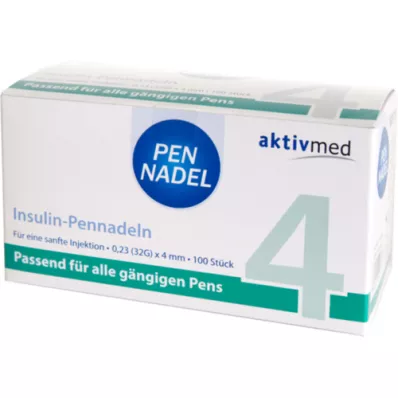 PEN-NADELN Universal 4 kanyler 0,23x4 mm 32 G, 100 st