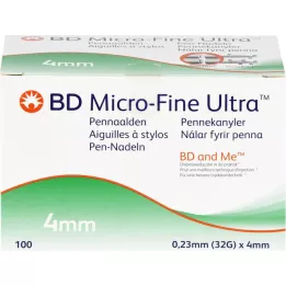 BD MICRO-FINE ULTRA Pennnålar 0,23x4 mm, 100 st