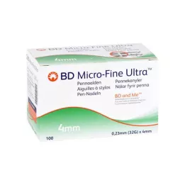 BD Micro-Fine Ultra Pen nålar 0,23x4 mm, 100 st