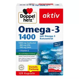 DOPPELHERZ Omega-3 1 400 kapslar, 120 st