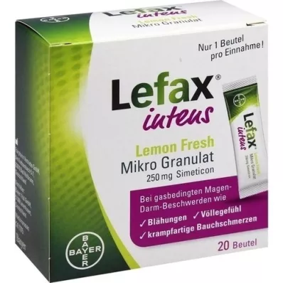 LEFAX intensiv Lemon Fresh Micro Granul. 250 mg Sim. 20 st