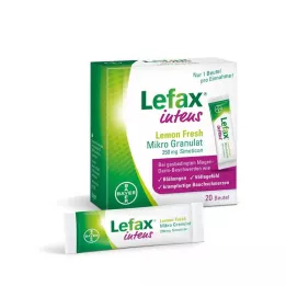 LEFAX intensiv Lemon Fresh Micro Granul. 250 mg Sim. 20 st