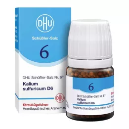 BIOCHEMIE DHU 6 Kalium sulphuricum D 6 globuli, 10 g