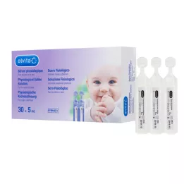 ALVITA ampuller med fysiologisk saltlösning, 30X5 ml