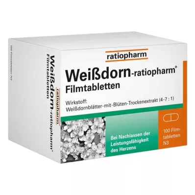 Hawthorn-ratiopharm® filmdragerade tabletter, 100 st Hawthorn-ratiopharm® filmdragerade tabletter, 100 st