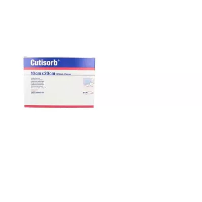 CUTISORB Absorberande kompresser sterila 10x20 cm, 25 st