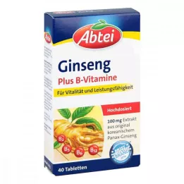 ABTEI Ginseng Plus B-vitamintabletter, 40 st