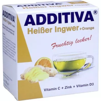 ADDITIVA hett ingefära+orangepulver, 120 g