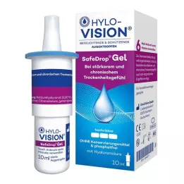 Hylo-Vision Safedrop Gel ögondroppar, 10 ml