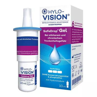 Hylo-Vision Safedrop Gel ögondroppar, 10 ml Hylo-Vision Safedrop Gel ögondroppar, 10 ml