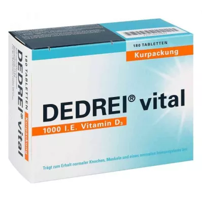 Dedrei vital tabletter behandlingsförpackning (180 stycken) Dedrei vital tabletter behandlingsförpackning (180 stycken)