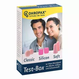 Ohropax testbox 3 typer av öronproppar (3x2 stycken)