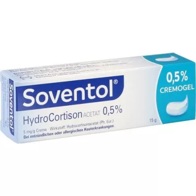 SOVENTOL Hydrokortisonacetat 0,5% kräm, 15 g