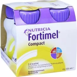 FORTIMEL Kompakt 2.4 Aprikossmak, 4X125 ml