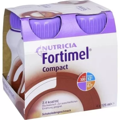 FORTIMEL Kompakt 2.4 Chokladsmak, 4X125 ml