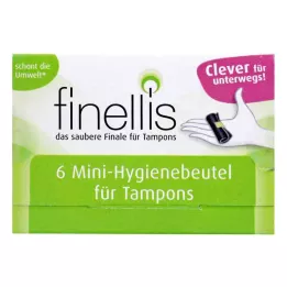 FINELLIS Minihygienpåsar för tamponger i farten, 6 st
