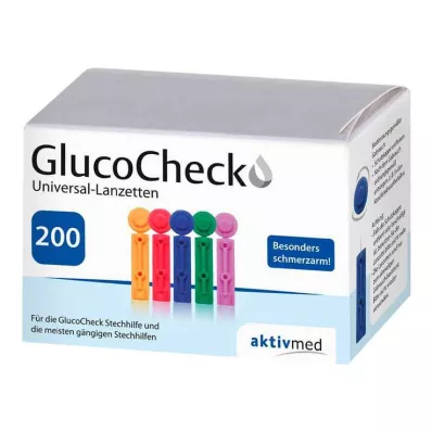 Gluco Check lansetter universal, 200 stycken Gluco Check lansetter universal, 200 stycken