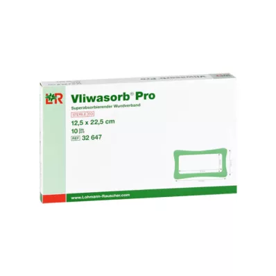 Vliwasorb Pro suberabsorb.Komp.steril 12,5x22,5 cm, 10 st Vliwasorb Pro suberabsorb.Komp.steril 12,5x22,5 cm, 10 st