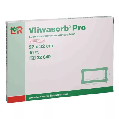 Vliwasorb Pro suberabsorb.Komp.steril 22x32 cm, 10 st Vliwasorb Pro suberabsorb.Komp.steril 22x32 cm, 10 st